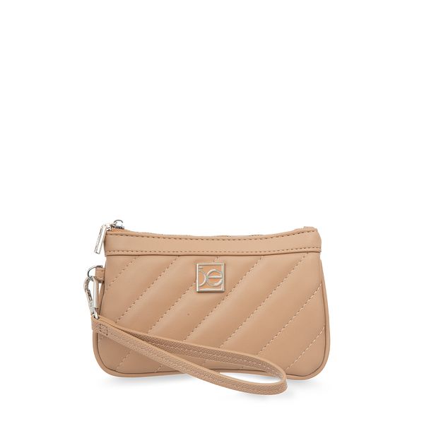 

Monedero Mediano Con Maneral Color Nude Talla: Unico