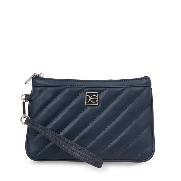 

Monedero Grande Con Maneral Color Azul Marino Talla: Unico