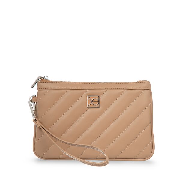 

Monedero Grande Con Maneral Color Nude Talla: Unico