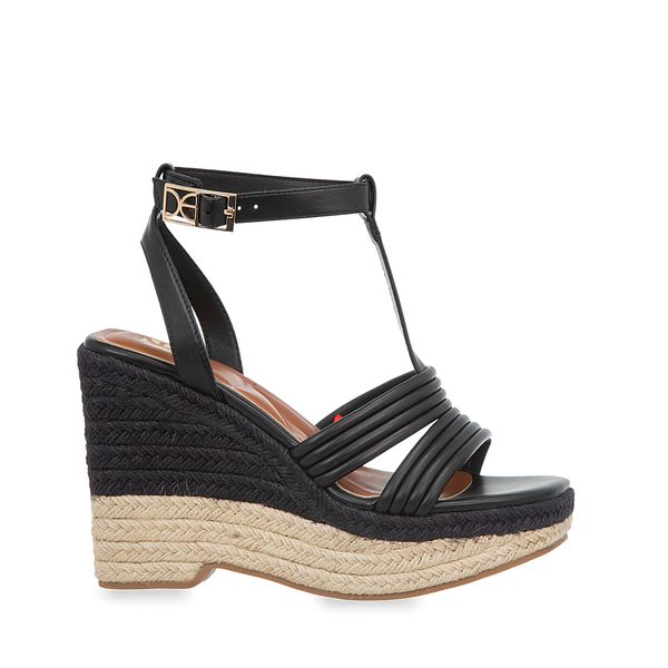 

Sandalia De Plataforma Suela Forrada En Yute Color Negro Talla: 24