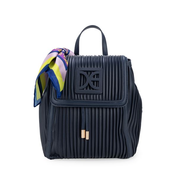

Mochila Mediana Con Mascada Color Azul Marino Talla: Unico