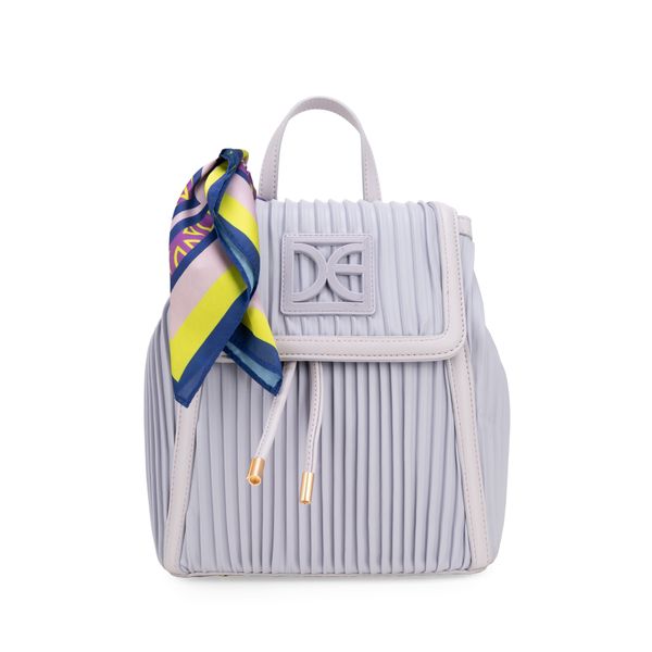 

Mochila Mediana Con Mascada Color Lila Talla: Unico