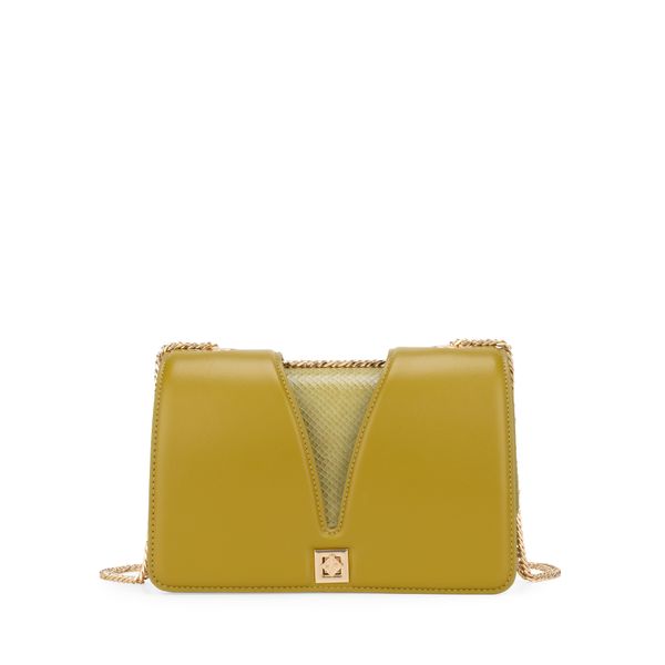 

Bolsa Briefcase Chica Asa De Cadena Color Verde Talla: Unico