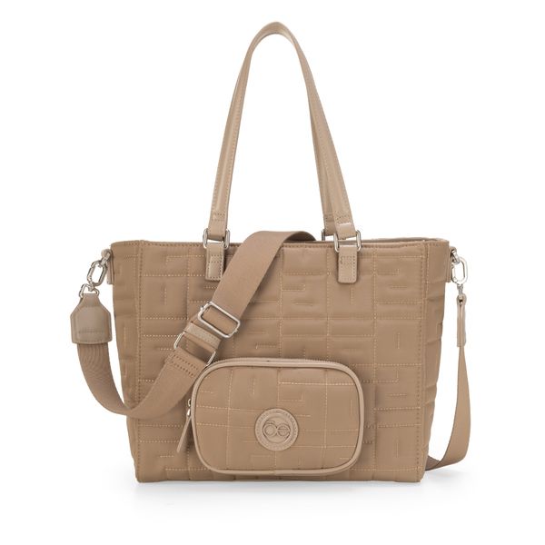 

Bolsa Tote Acolchada Color Camel Talla: Unico