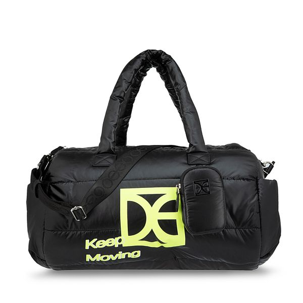 

Bolsa Bowling Grande Acolchada Con Monedero Color Negro Talla: Unico