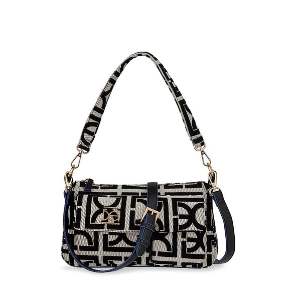 

Lady Bag Textil Monograma Bordado Color Negro Talla: Unico