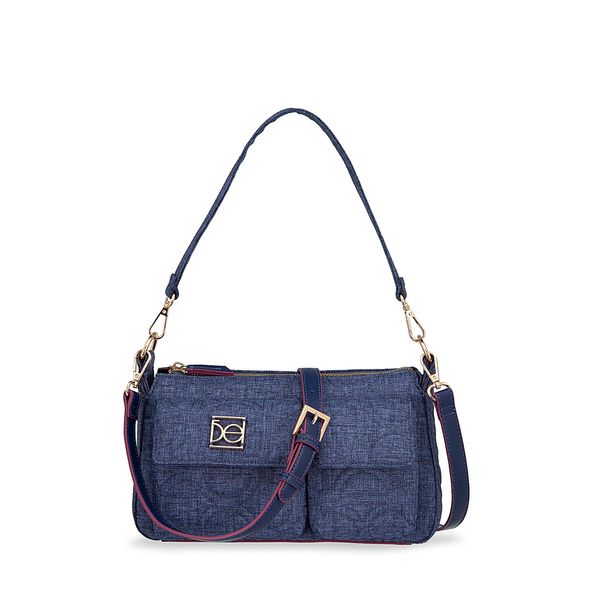 

Lady Bag Textil Monograma Bordado Color Azul Marino Talla: Unico