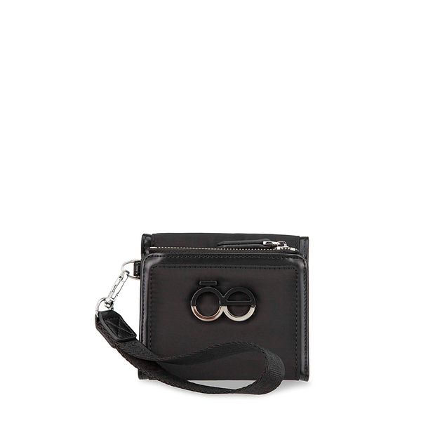 

Cartera Flap Chica Con Maneral Color Negro Talla: Unico