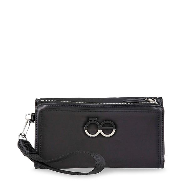 

Cartera Flap Grande Con Maneral Color Negro Talla: Unico