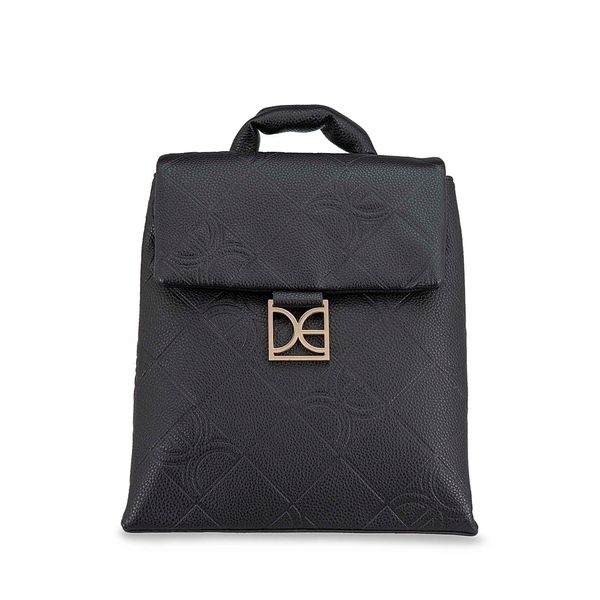 

Mochila Mediana Monograma Troquelado Color Negro Talla: Unico