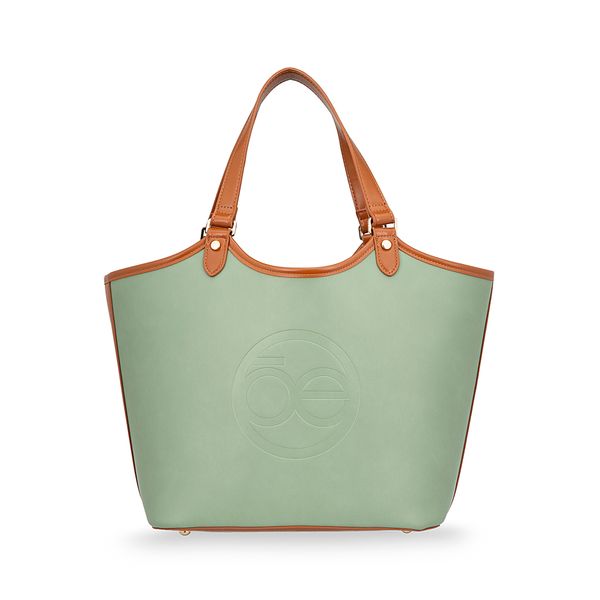 

Bolsa Tote Grande Con Pouch Color Verde Talla: Unico