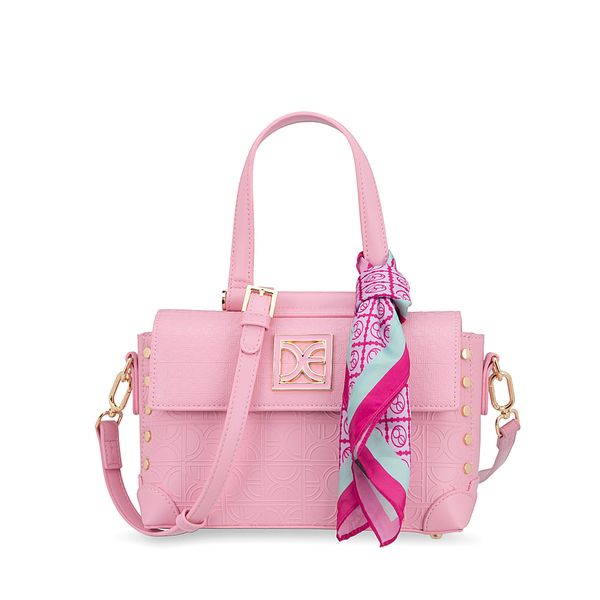 

Bolsa Briefcase Mediana Con Mascada Color Magenta Talla: Unico