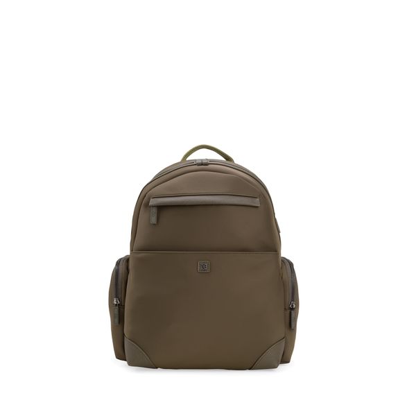 

Mochila Grande Textil Color Verde Olivo Talla: Unico