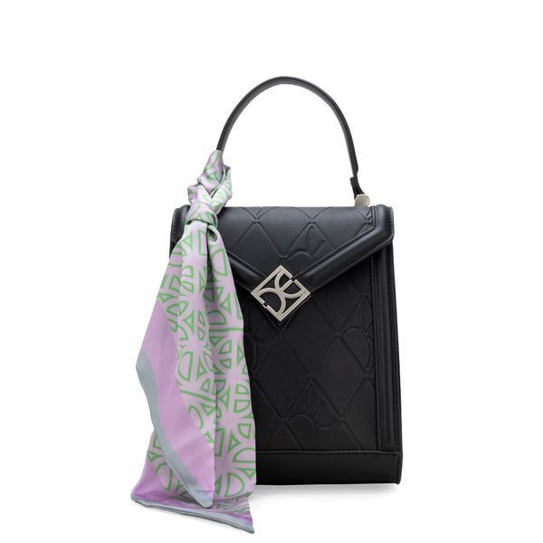 

Mochila Chica Con Mascada Color Negro Talla: Unico