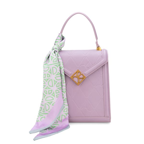 

Mochila Chica Con Mascada Color Lila Talla: Unico