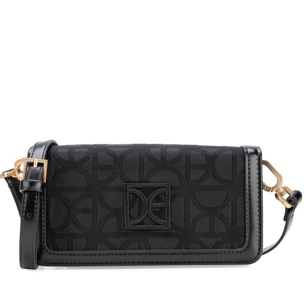 

Cartera Grande Textil Doble Función Color Negro Talla: Unico
