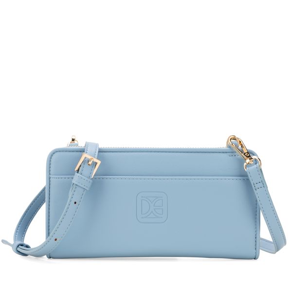 

Cartera Cierre Sencillo Doble Función Color Azul Celeste Talla: Unico