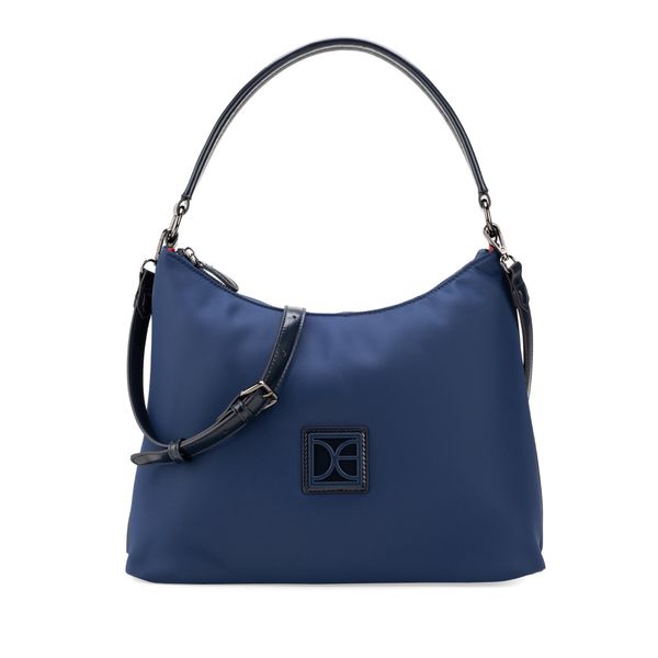 

Bolsa Hobo Grande Textil Color Azul Marino Talla: Unica