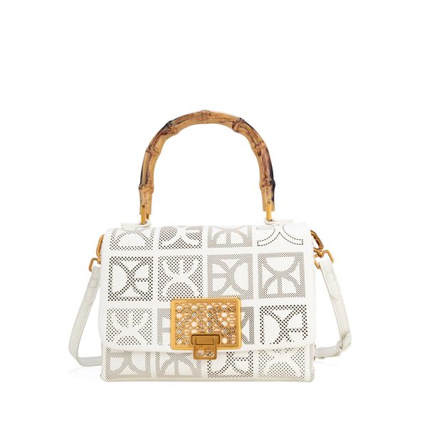 

Bolsa Briefcase Maneral Look Bambú Color Blanco Talla: Unico