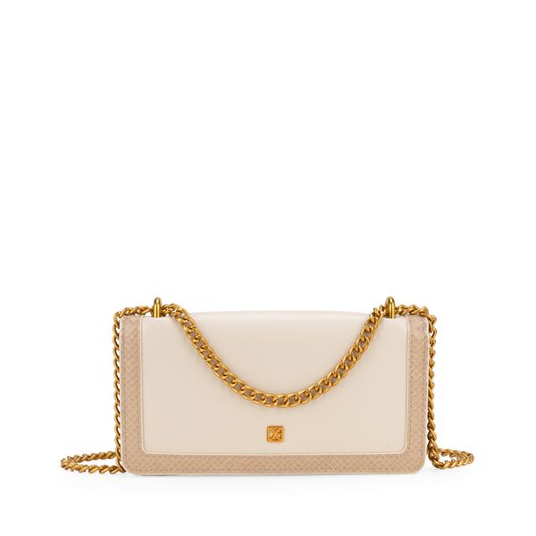 

Cartera Flap Grande Doble Función Color Beige Talla: Unico