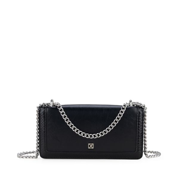 

Cartera Flap Grande Doble Función Color Negro Talla: Unico