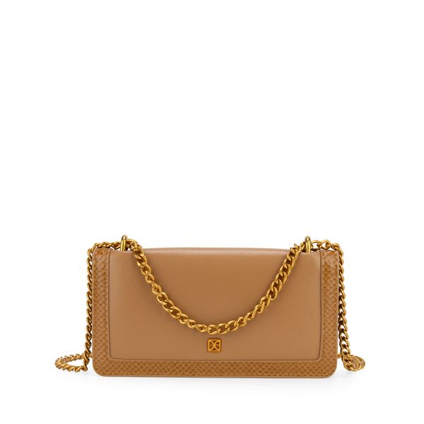

Cartera Flap Grande Doble Función Color Café Talla: Unico