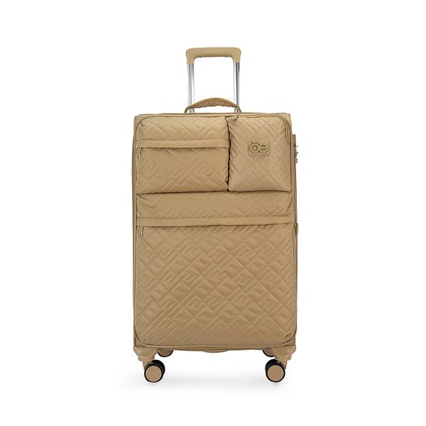 

Maleta Mediana Para Documentar 24 Plg Textil Color Beige Talla: 24 Plg