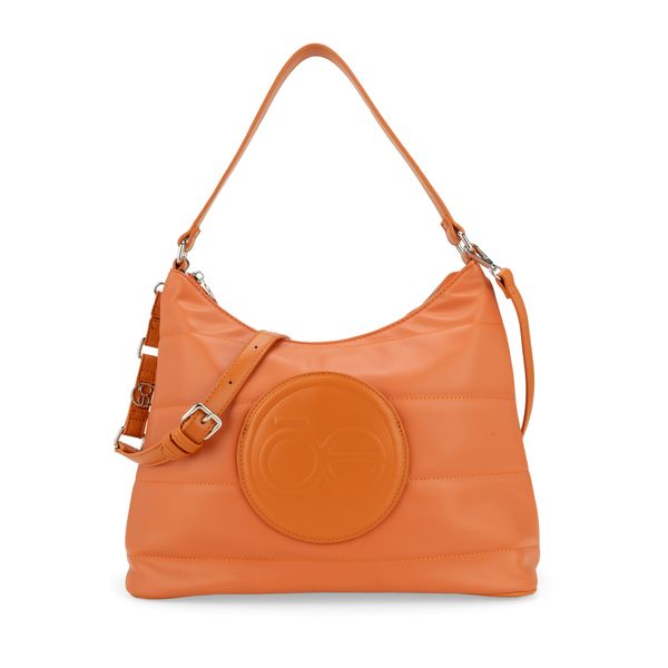 

Bolsa Hobo Acolchada Color Naranja Talla: Unico