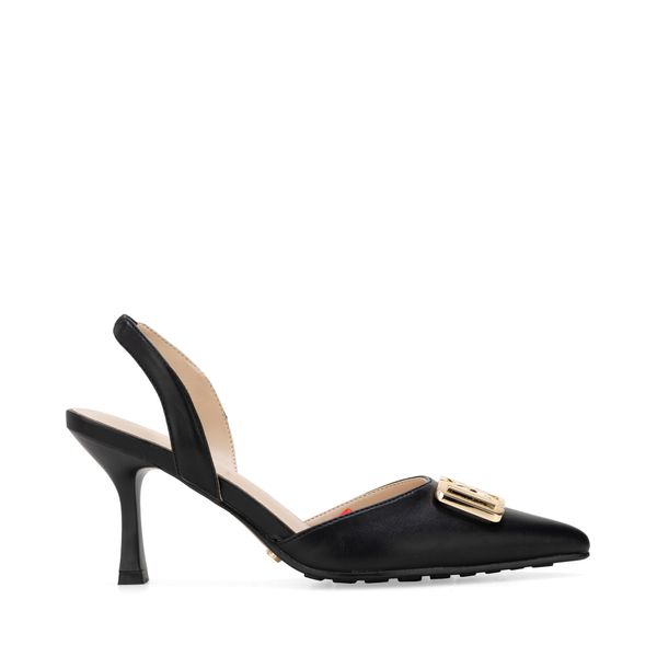 

Sandalia Puntal Con Tacón Bajo Color Negro Talla: 24