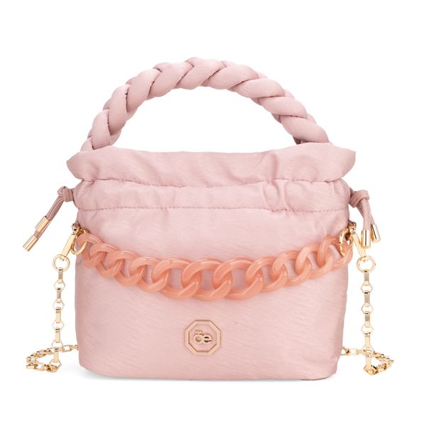 

Bolsa Drawstring Textil Maneral Trenzado color Rosa Talla: Unico