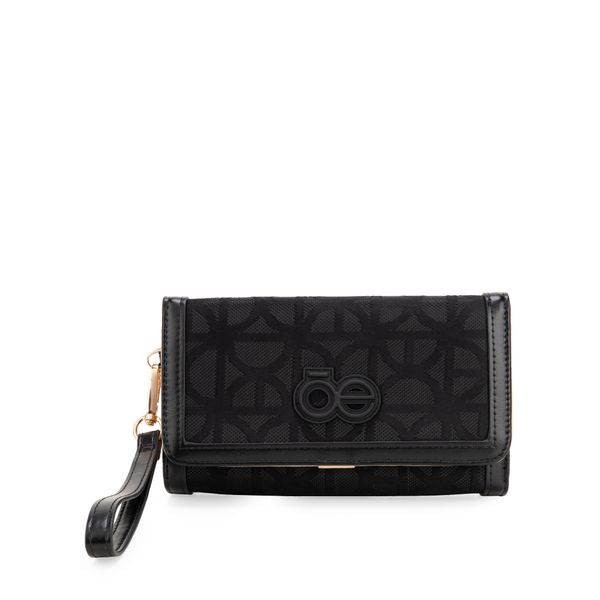 

Cartera Grande Flap con Maneral color Negro Talla: Unico