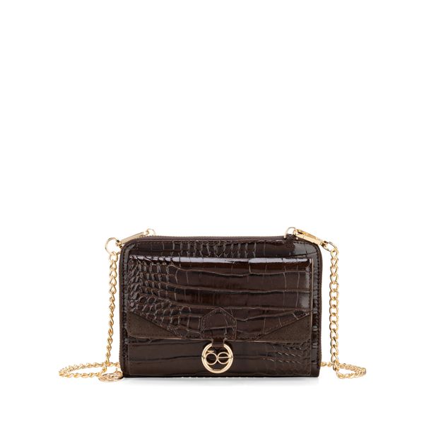 

Cartera Maxi Cierre Sencillo color Café Talla: Unico