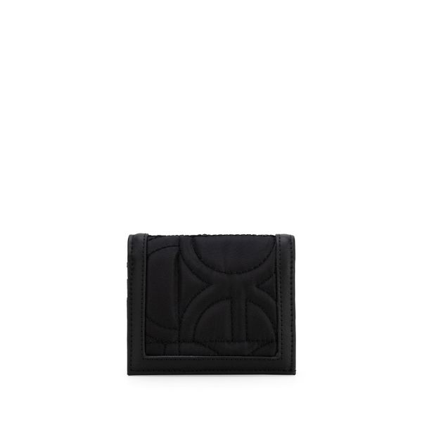 

Cartera Flap Chica Textil color Negro Talla: Unico