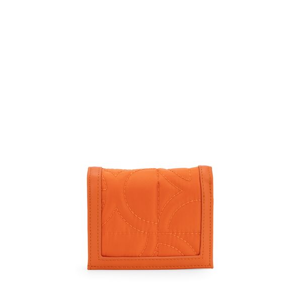 

Cartera Flap Chica Textil Color Naranja Talla: Única