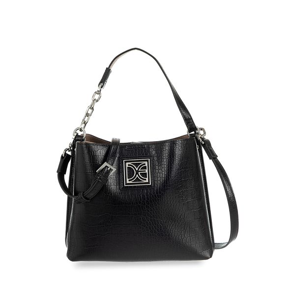 

Bolsa Crossbody Mediana Look Animal Skin color Negro Talla: Unico