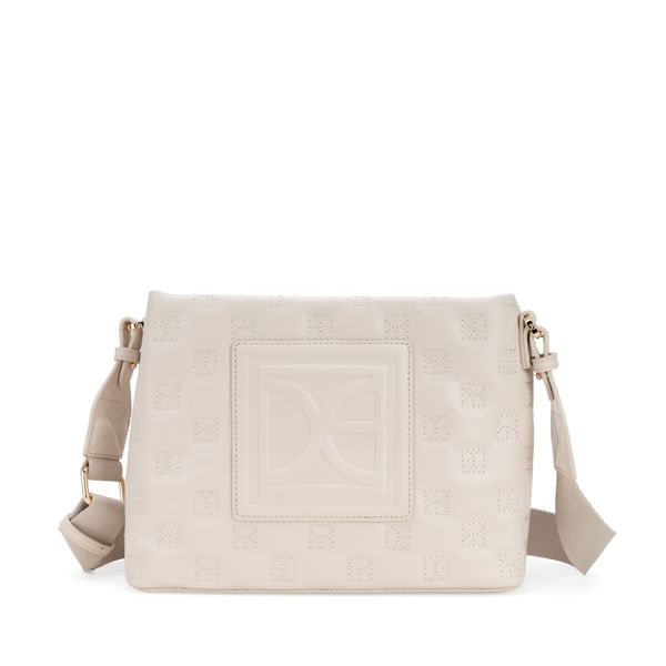 

Bolsa Crossbody Bordado Monograma Color Beige Talla: Única