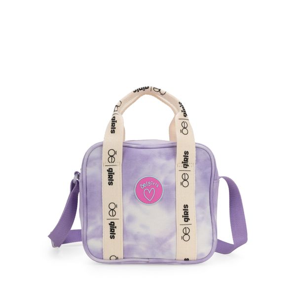 

Bolsa Satchel Mediana para Niñas Tie Dye color Lila Talla: Unico