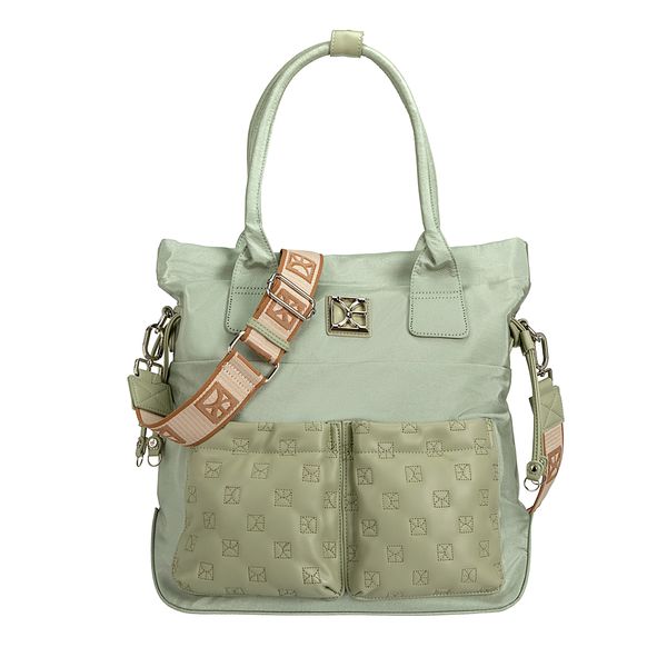 

Pañalera Tote Nylon con Accesorios color Verde Talla: Unico