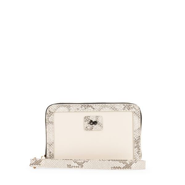

Cartera Mediana Cierre Sencillo con Maneral color Blanco Talla: Unico