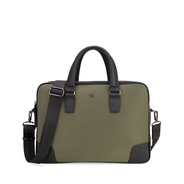 

Maletín Porta Laptop 15 Plg para Hombre color Verde Olivo Talla: 15 Plg
