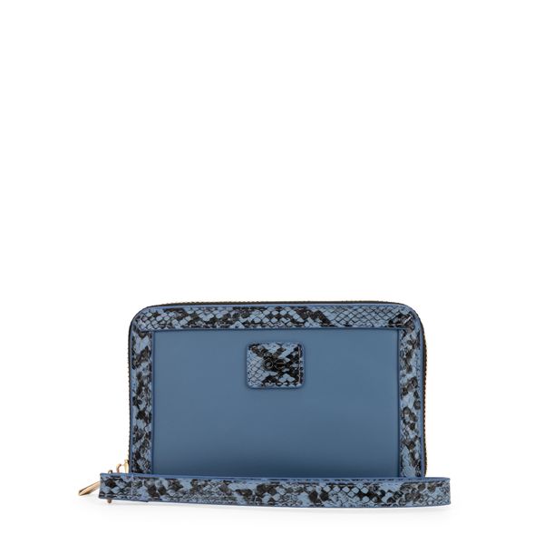 

Cartera Mediana Cierre Sencillo con Maneral color Azul Talla: Unico