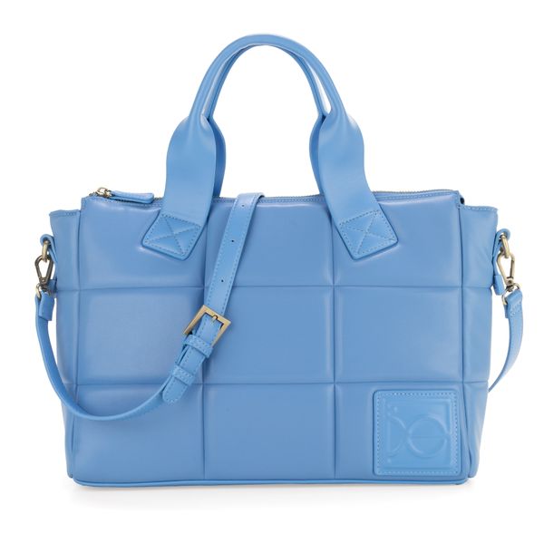 

Bolsa Tote Acolchada color Azul Talla: Unico