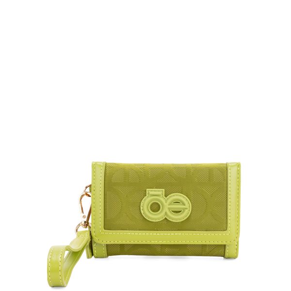 

Cartera Mediana Flap con Maneral color Verde Talla: Unico