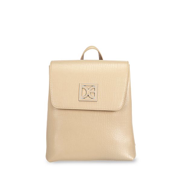 

Mochila Mediana Look Animal Skin Color Beige Talla: Mediana