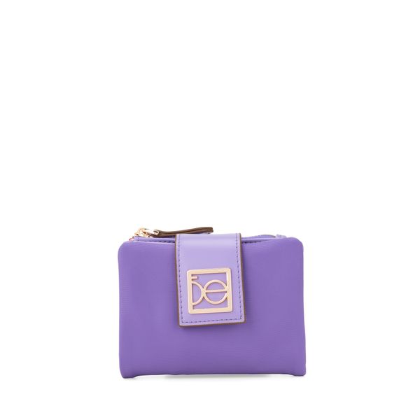 

Cartera Mediana Flap Textil Color Lila Talla: Unico