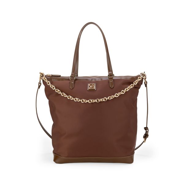 

Bolsa Tote Textil Cadena Color Café Talla: Unico