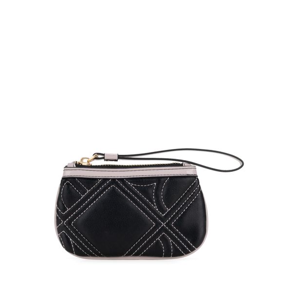 

Cartera Pouch Chica Con Maneral Color Negro Talla: Unico