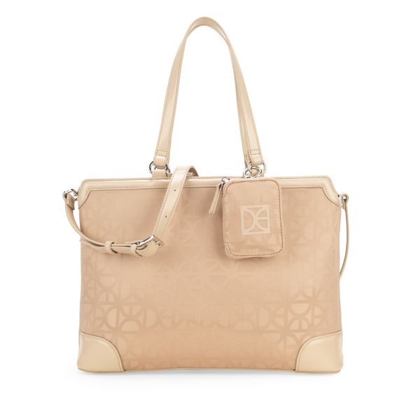 

Bolsa Porta Laptop 15 Plg Textil Color Beige Talla: Unico