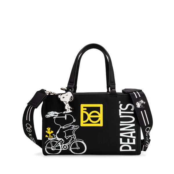 

Bolsa Satchel Chica Peanuts x Oe color Negro Talla: Unico