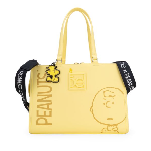 

Bolsa Satchel Grande Peanuts x Oe color Amarillo Talla: Unico